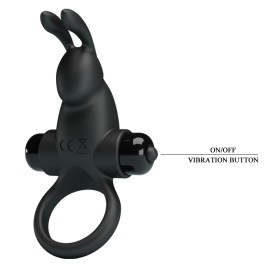 Pretty Love Vibrant Penis Ring 1 Black BI 210204-12